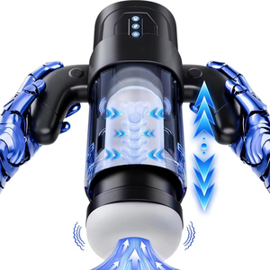 Electric Male <b>Masturbator</b>-100% Waterproof 6 Thrusting 3 Suction Functions Real Touch Feeling Customized Color Masturbation - Product Image 1