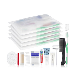 Ensemble d'articles de toilette de luxe écologiques biodégradables pour hôtel, voyage et avion, hydratants, vente en gros - Product Image 1