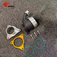 طقم أنبوب مدخل التوربو B58TU لسيارات BMW G20 M340i G42 M240i Z4 وتويوتا سوبرا A90، مصنوع من الألومنيوم المصبوب بشفة مزدوجة لتحسين أداء السحب الهوائي