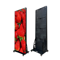Schermo LED Pieghevole per Interni P1.53/P1.86/P2.5, Display Digitale Portatile per Pubblicità ed Esposizioni per Negozi al Dettaglio