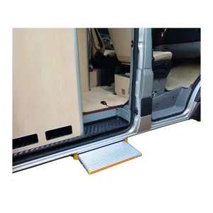 Electric Automatic Sliding Step RV Caravan Camper Door Slide Footboard Step For Trailer Motorhome Van 250kg Capacity