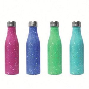 Nouvelle gourde isotherme en acier inoxydable de 500 ml, isolation thermique de 12 à 24 heures, style bouteille à fond plat, pour l'extérieur - Product Image 1