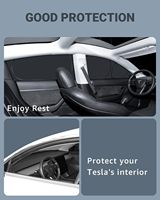 2024 Tesla Model 3 Highland Side Pare-brise arrière Pare-soleil de voiture réfléchissant qui bloque le soleil et les rayons UV