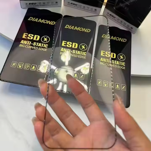 Protection d'écran en verre anti-statique à découpe diamantée ESD pour iPhone Xiaomi, accessoires pour téléphone portable, film transparent résistant aux rayures - Product Image 2