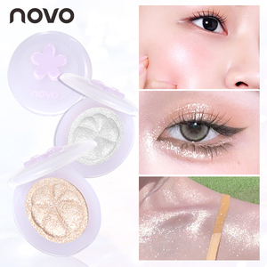 Commercio all'ingrosso Novo duratura illuminante in polvere illuminante a marchio proprio schiarente in polvere per il trucco evidenziatore della guancia - Product Image 1