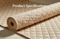 Tissu polyester alvéolé 140 GSM imperméable pour vestes d'extérieur et uniformes de travail