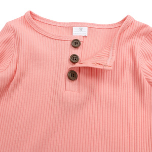 Commercio all'ingrosso Delle Ragazze Boutique di Abbigliamento Per Bambini Abbigliamento Camicie A Costine di Cotone <span class=keywords><strong>Manica</strong></span> <span class=keywords><strong>Lunga</strong></span> In Tessuto di Autunno Shirts Bambino Costola con Bottoni - Product Image 6