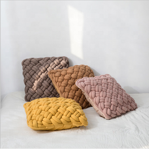 <span class=keywords><strong>Coussin</strong></span> décoratif géant en tricot torsadé en polyester Lq, <span class=keywords><strong>coussin</strong></span> en tricot tubulaire, <span class=keywords><strong>coussin</strong></span> magique pour la décoration de la maison - Product Image 4