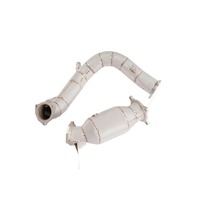 Konverter Katalisasi Berinsulasi Baja Tahan Karat Downpipe Pipa Depan Gpf untuk Audi A4 A6 A7 Q5 2.0T B9.5 2022- Tebal 1.5mm Garansi 1 Tahun