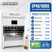 Prensa Plegadora CNC Servoeléctrica de 40T y 1600mm, Alta Precisión, Sin Aceite, para Doblado de Chapa Metálica