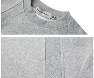 T-shirt da <span class=keywords><strong>uomo</strong></span> personalizzabile con logo, in cotone spandex, girocollo, a maniche corte, vestibilità ampia, stile streetwear e sportivo - Product Image 4