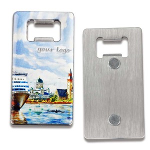 Vente en gros de nouvel arrivage de souvenirs design personnalisé feuille époxy caoutchouc impression personnalisée ouvre-bouteille <span class=keywords><strong>vin</strong></span> bière aimant de réfrigérateur - Product Image 1