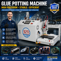 Máquina Dispensadora de Adhesivo de Alta Precisión de 3 Ejes Totalmente Automática para Resina Epoxi, Silicona y PU, con Dos Componentes