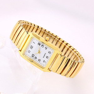 Reloj de Pulsera Elíptico con Correa de Resorte D-06019, Reloj de Cuarzo Digital Grande y Clásico para Hombre Mayor, Ideal para Regalos - Product Image 4
