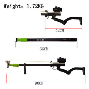 Eule Schwarz Katapult Metall Profession elle Starke Teleskop katapult Outdoor Jagd Katapult Schleuder - Product Image 2