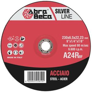ABRA BETA - AB000071180 A24R-Discos de molienda de centro deprimido (paquete múltiple)-EAN 8020935248102 ABRASIVOS - Product Image 1