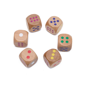 Оптовая продажа от производителя: деревянные кубики на заказ с УФ-печатью, популярные деревянные кубики, 6-гранные деревянные кубики без надписей - Product Image 2