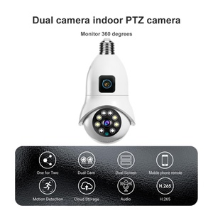 V380 Pro 8MP Waterproof IP <b>Camera</b> Dual Lens E27 New Bulb Full Color <b>Night</b> Vision Two Way Audio Outdoor Security PTZ Cloud <b>Camera</b> - Product Image 5