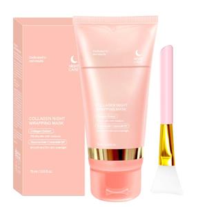 Masque de nuit coréen au collagène, peel-off, pour une peau de verre sans pores en une seule nuit, avec collagène hydrolysé - Product Image 3