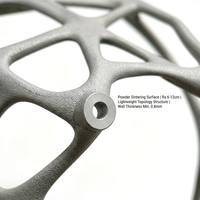 Service d'impression 3D sur mesure en métal SLM DMLS, pièces complexes en aluminium, titane, acier inoxydable, topologie optimisée, fabrication OEM