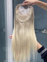 Prothèse capillaire SHY en cheveux naturels, racine colorée, qualité supérieure, base nouée à la main, fournisseur professionnel de prothèses capillaires pour femmes