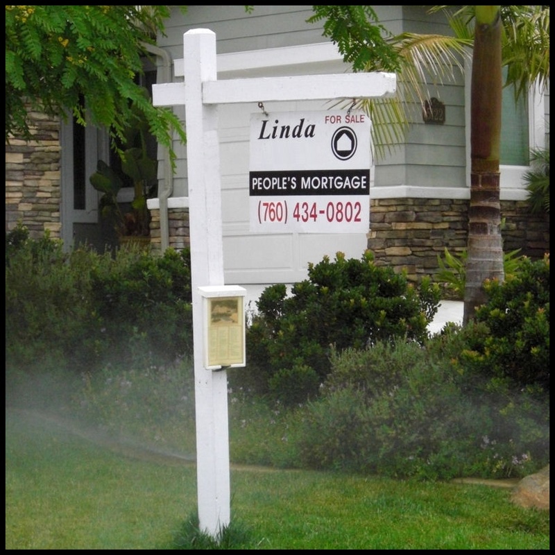 6ft High Real Estate Sign Post