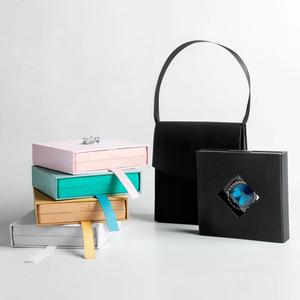 Boîte d'emballage classique en film PE pour bijoux, collier, bague, boucles d'oreilles, broche, boîte de présentation avec tiroirs coulissants, boîte de présentation de bijoux avec logo - Product Image 6