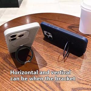 Custodia Protettiva di Lusso in TPU Rinfrescante con Supporto Magnetico per <span class=keywords><strong>iPhone</strong></span> 16 Pro Max, <span class=keywords><strong>iPhone</strong></span> 15, <span class=keywords><strong>iPhone</strong></span> 14, Design a Nido d'Ape Opaco - Product Image 3