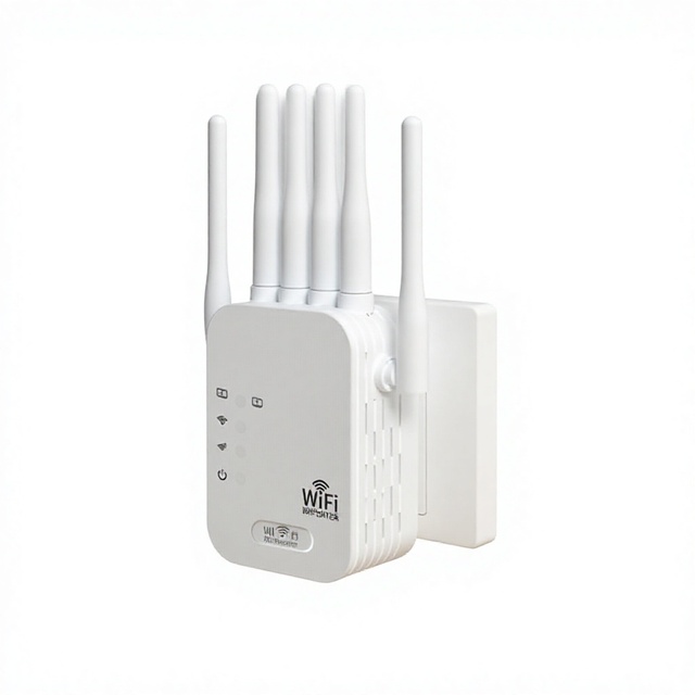 Wi-Fi Signal Booster Range Extender Repeater Long-Range Wireless Router 802.11n 4-300M