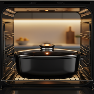 Gourmet CerXXL 10L Roasting <b>Pan</b> 42x27Cm With Glass Lid For Oven Use - Product Image 3