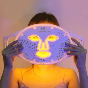 Lamorevia Ultralichte Siliconen Oogbescherming Speciaal Ontwerp Gezicht Schoonheid Whitening Led Therapie Masker Huidverjonging Foton Masker