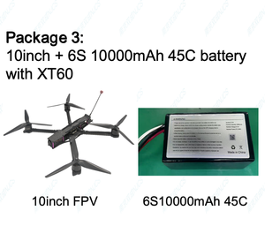 Drone RC Professionale <span class=keywords><strong>da</strong></span> <span class=keywords><strong>Corsa</strong></span> FPV Mark4 10 Pollici Pronto al Volo con Telecamera Fibra di Carbonio HD 5.8G 2.5W ELRS 915MHz Immagine 15km - Product Image 5