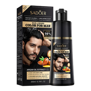 Tinta per <span class=keywords><strong>Capelli</strong></span> Naturale Permanente SADOER a Marchio Privato, Crema Colorante Delicata per <span class=keywords><strong>Uomo</strong></span> con Olio di Argan, Copre i <span class=keywords><strong>Capelli</strong></span> Grigi, Servizio OEM - Product Image 6
