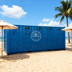 2025 Luxury Outdoor Toilet <strong>Unit</strong> Double Flush Container Public Urinal Container Tent For Parks European Design Style <strong>Camp</strong> <strong>Unit</strong> - Product Image 4