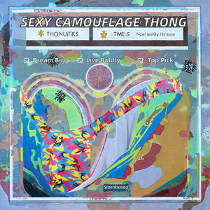 Tanga Sexy para Hombre, Ropa Interior Seductora, Calzoncillos de Camuflaje de Tiro Bajo con Bolsa, Tanga de Spandex/Nailon - Product Image 2