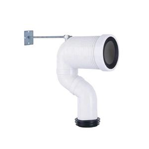 HP103 tuyau de déchets de salle de bain de marque d'eau coude PVC tuyau de Drainage en plastique de toilette/<span class=keywords><strong>WC</strong></span> tuyau de connecteur de casserole de toilette - Product Image 1