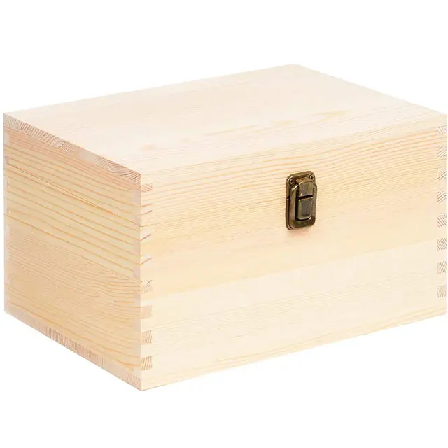 Caisses de rangement en bois simples et modernes Caisses de rangement en bois de haute qualité pour la maison personnelle