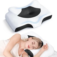 Oreiller Ergonomique de Luxe en Mousse à Mémoire de Forme pour Partie du Corps, avec Housse Respirante et Logo Personnalisé, Soulage les Douleurs Latérales au Sommeil