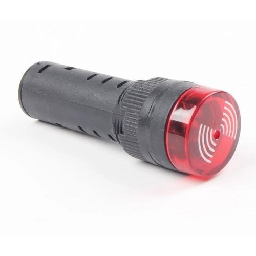 16mm AD22-22SM/R AC/DC 24V Indicator Buzzer 22mm 220V AC LED Flashing Buzzer Pilot Panel Indicator Light