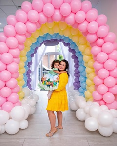 Hot bán màu hồng tím màu globos pastel bóng cung cấp pastel cầu vồng Macaron <span class=keywords><strong>Latex</strong></span> bóng bay - Product Image 4