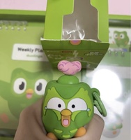 Vente en gros : Pendentif de sac anti-stress souple et mignon de la série Duolingo, boîte mystère, jouet de décompression, cadeau