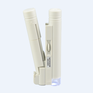 MG10085-1 40倍 80倍 100倍 ミニポケットルーペ、携帯型スケール付きLED顕微鏡 - Product Image 1