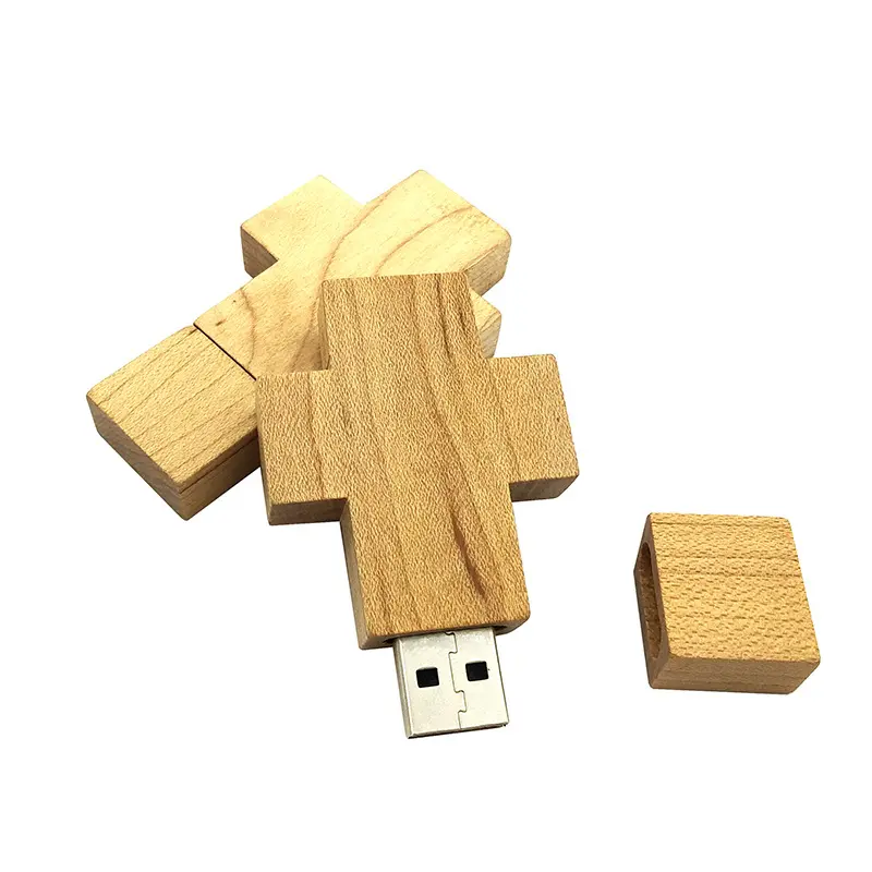 Logo personnalisé Érable Bambou Noyer Clé USB Clé USB en bois Boîte de clé USB 2.0 3.0 2 go 4 go 8 go 16 go 32 go 64 go