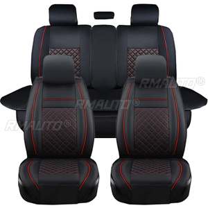 Car Seat Cover Automobiles Seat Covers Cushion Protector Seat Car Cover Chair Cushion PU Leather Mat Pad Car <b>Pillow</b> Headrest - Product Image 1