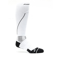 Chaussettes de sport pour hommes en spandex/nylon/coton respirantes et absorbant la transpiration, séchage rapide, anti-bactériennes, compression