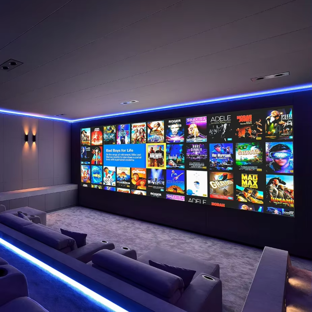 Fine Pitch Led Display P0.9 P1.25 P1.56 Indoor COB Micro LED Video Wall for Home Theater and Commercial Cinema