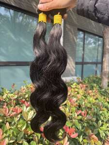 Venta al por mayor de paquetes de cabello virgen a granel 10a 12a Grado Paquetes de tejido de cabello humano brasileño con cierre Paquetes de ondas de agua - Product Image 3