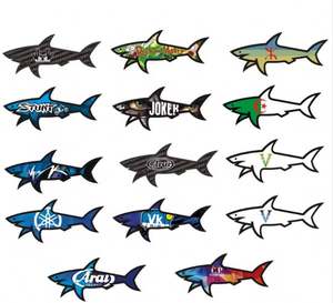 Pegatina 3D Paul Shark 2025, Logotipo Impermeable, Decoración de Dibujos Animados, Pegatina de Inventario al por Mayor - Product Image 1