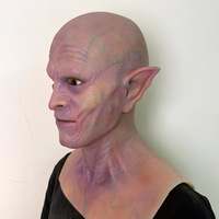 Drôle silicone visage réaliste Silicone vieil homme masque mâle déguisement Halloween Cosplay déguisement tête caoutchouc fête Costumes accessoires