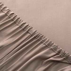 Set Sprei Bambu Organik Bersertifikat 400TC, Terdiri dari Sprei Fitted, Sprei Flat, dan <span class=keywords><strong>2</strong></span> Sarung Bantal, Bernapas, Ramah Lingkungan, Gaya Vintage - Product Image 3